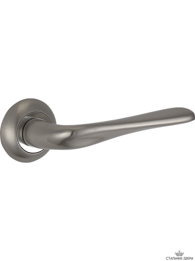 Ручка на круглом основании VETTORE R07.034 SN/CP (Сатин/Хром)