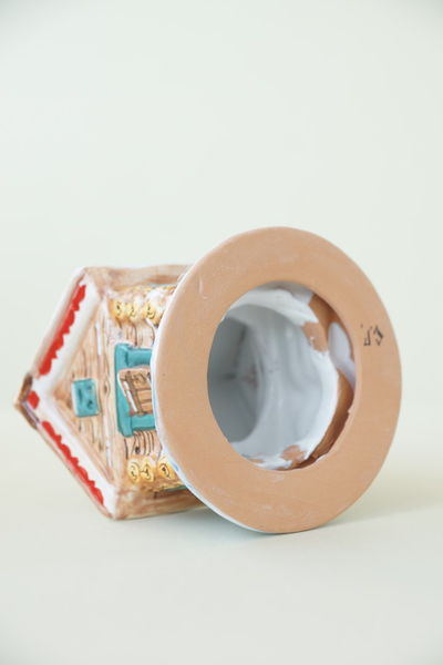 Деревенский домик (подсвечник)