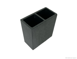 Реечная перегородка DECO3D пепельный