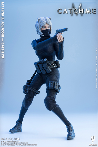 Девушка-ассасин - Коллекционная ФИГУРКА 1/12 Palm Treasure Series — Female Assassin "Catch Me” (VCF-3002) - VERYCOOL