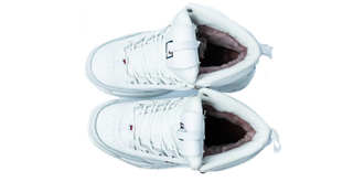 Кроссовки FILA DISRUPTOR 2 HIGH белые с мехом
