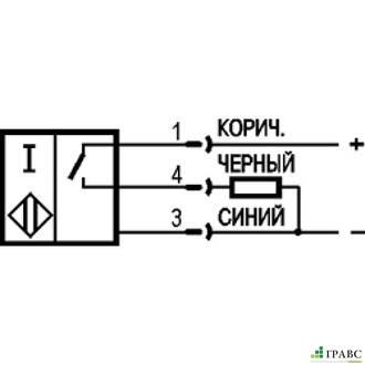 Индуктивный датчик ISB AC4A-31P-8-LZS4