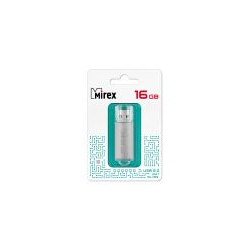 Накопитель USB 2.0 16GB Mirex UNIT 13600-FMUUSI16  серебро