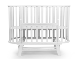 Детская кроватка Sweet Baby Barocco New Белый / Белый (маятник)