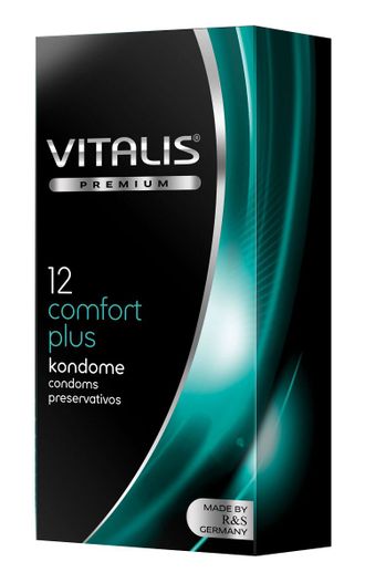 Контурные презервативы VITALIS PREMIUM comfort plus - 12 шт. Производитель: R&S GmbH, Германия