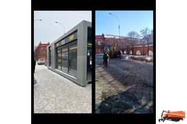 Демонтаж павильонов, остановочных комплексов, киосков