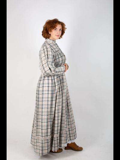Платье "Поморское" в клетку