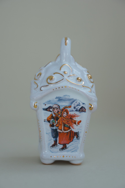 Фонарик классический рельефный малый "Парочка"