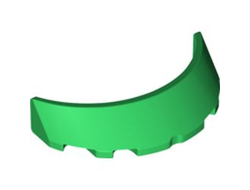 Windscreen 3 x 6 x 1 Curved, Green (62360 6247115 6467869)
