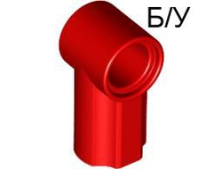 ! Б/У - Technic, Axle and Pin Connector Angled #1, Red (32013 / 4119033 / 4163144 / 4190216 / 4254606 / 6332580) - Б/У