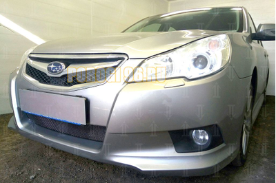 Защита радиатора Subaru Legacy V 2009-2012 PREMIUM black