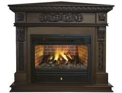 Угловой электрокамин Verona AO с очагом 3D Novara 26