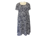 Женская одежда - летнее платье из шифона БОЛЬШОГО размера арт. 2366 (цвет темно-синий) Размеры 58-84
