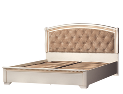 Спальня Парма - Кровать двухспальная «Парма» шир.1600 мм №805 кремовы белый