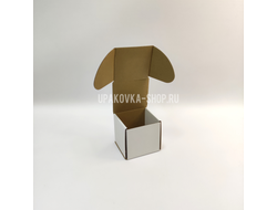 Коробка с откидной крышкой 80*80*80 мм БЕЛЫЙ