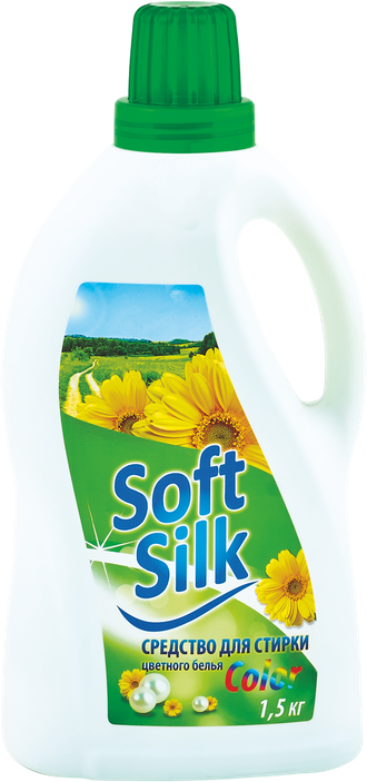 Средство жидкое для стирки "Soft Silk" Color, 1500мл