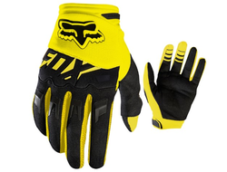 Велоперчатки Fox, |M|S|L|XL|XXL|, длин. пальцы, желто-черные