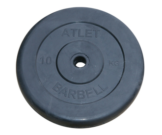 Диск обрезиненный MB Barbell Atlet, диаметр 26 мм, вес 1,25 - 25 кг