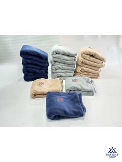 Пончо KF флисовое с капюшоном и шапкой, разные цвета