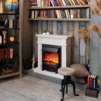 Adelaida WT с электроочагом Fobos Lux Black RC