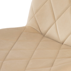 ОМЕГА БАРНАЯ Стул, Сиденье, Текстиль CATALANA 02 (светло-бежевый)/каркас белый