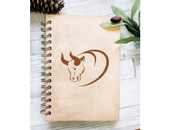 Скетчбук с символикой "Быка" №8