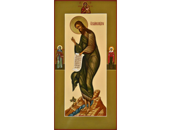 Иоанн Пророк, Предтеча и Креститель Господень, святой мученик. Рукописная мерная икона.