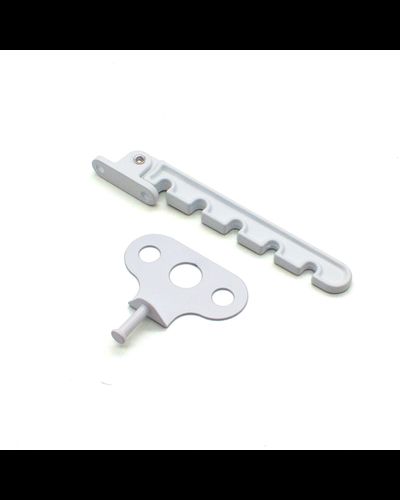 030-Ограничитель открывания металлический 5-ти позиц.белый Артикул: 00000363