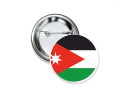 Значок закатной Иордания