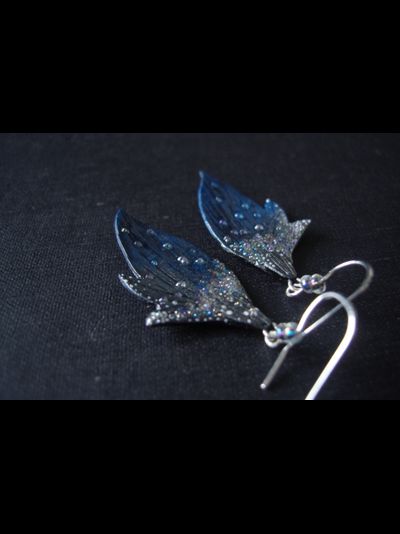 Серьги с крылышками феи Грёз