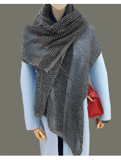 Итальянский палантин вязаный летний Vizio Италия 5548 SS фото