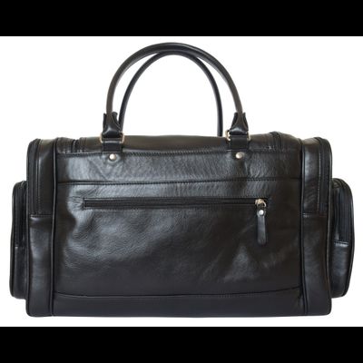 Кожаная дорожная сумка Bufaloro black (арт. 4012-01)