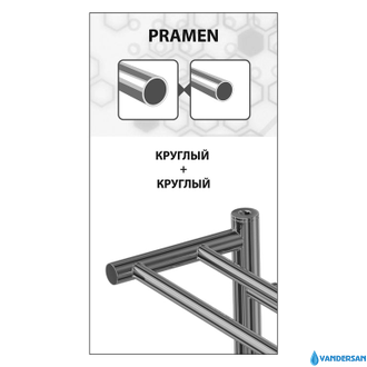 Полотенцесушитель электрический Lemark Pramen LM33810E П10 500x800, левый/правый