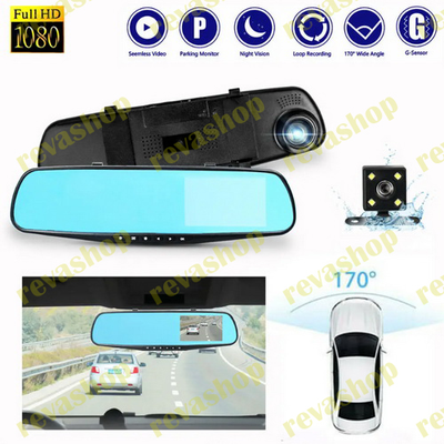 купить в интернет магазине – revashop # Видеорегистратор зеркало Full HD Vehicle Blackbox DVR #Видео