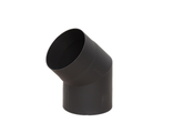 Отвод LAVA черный  45 Д120 сталь 2,0 мм