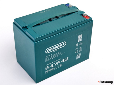 Тяговый аккумулятор Gelbert 6-EVF-52 (12V55A/H C5)