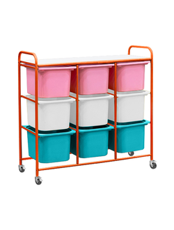 СТЕЛЛАЖНАЯ ВЫДВИЖНАЯ СИСТЕМА ХРАНЕНИЯ 4 - 9 КОНТЕЙНЕРОВ