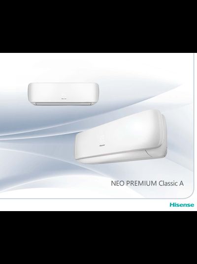 Бытовой настенный кондиционер Hisense™ серии NEO Premium Classic A