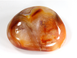 Сердолик, сардоникс, полировка, Индия (60*47*28 мм, 114 г) №28989