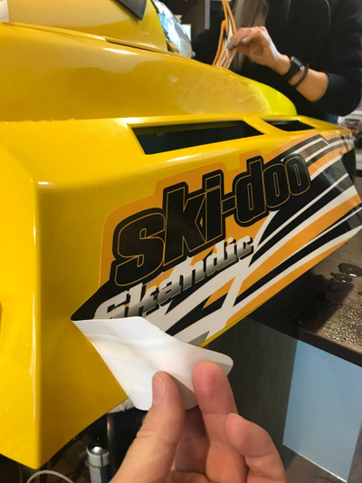 Наклейки на снегоход BRP Lynx Skandic 600 №2410