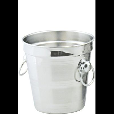 Ведро для льда d=13 см. 1,5 л, нержавеющая сталь