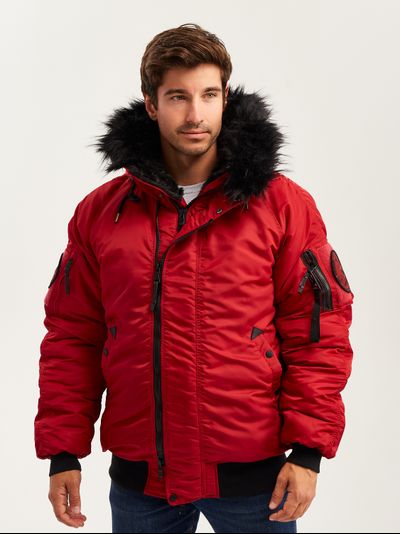 Куртка N2B COMPASS RED/BLACK