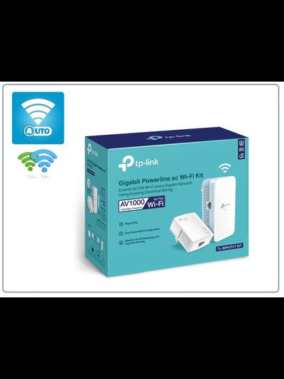 Сетевой адаптер Powerline TP-LINK TL-WPA7517 KIT Gigabit Ethernet, (комплект 2 шт.)