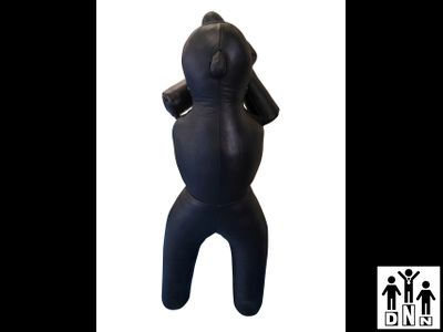 Манекен борцовский для самбо двуногий МДБНК 0,1 с подвижными руками (высота 1,3м, вес 33-35 кг, натуральная кожа, толщина кожи до 2 мм) DNN