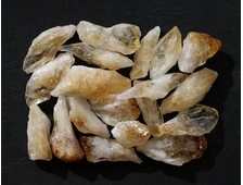 Цитрин (кварц), кристаллы в ассортименте (30-45 мм, 10-15 г) №15291