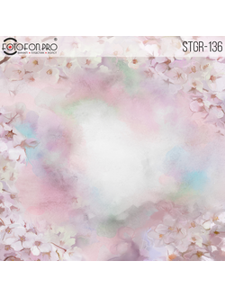 Фотофон на холсте «Розовая палитра»