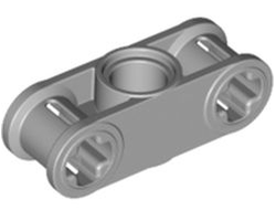 Technic, Axle and Pin Connector Perpendicular 3L with Center Pin Hole, Light Bluish Gray (32184 / 4211621 / 6276969)