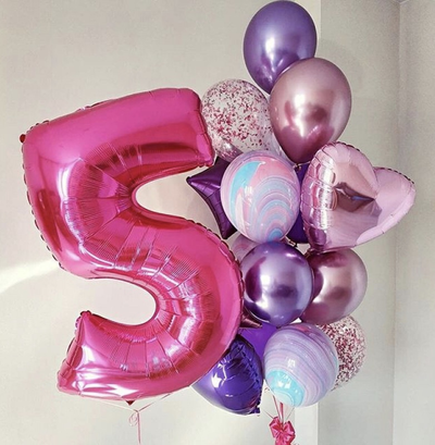 Фольгированные цифры