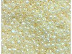 Бисер Китайский №8-142/1 светло-бежевый перламутровый, 50 грамм