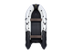 Лодка Ривьера 4300 Килевое надувное дно &quot;Комби&quot; светло-серый/черный